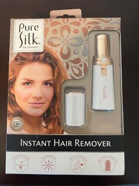 White & Gold Instant Hair Remover